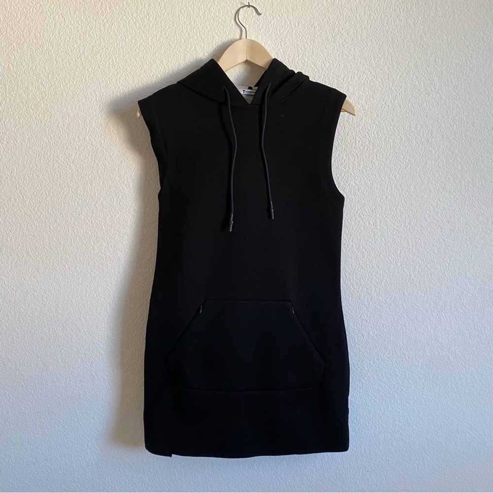 Alexander Wang Neoprene Tunic Sporty Dress w Hood